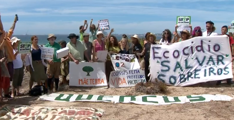 Contra o Abate de 1.800 Sobreiros em Morgavel, Sines
