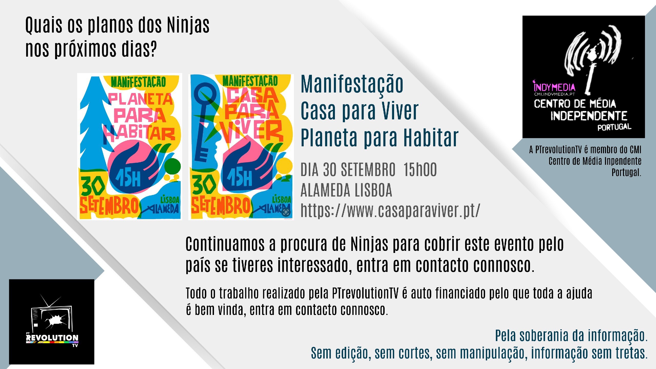 Quais os planos dos Ninjas nos próximos dias?