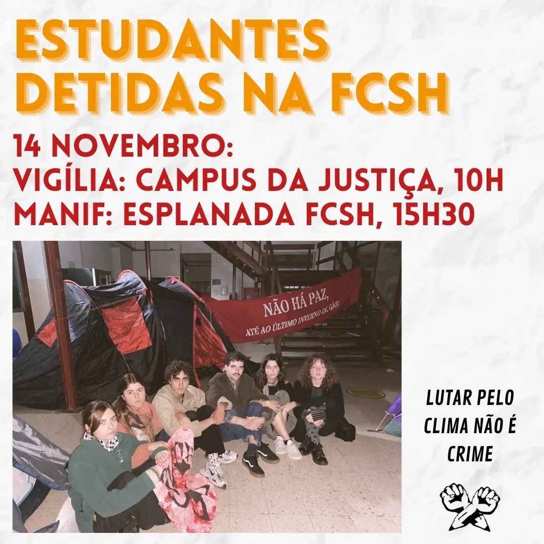 Seis estudantes detidas esta noite na FCSH: polícia atropela uma pessoa