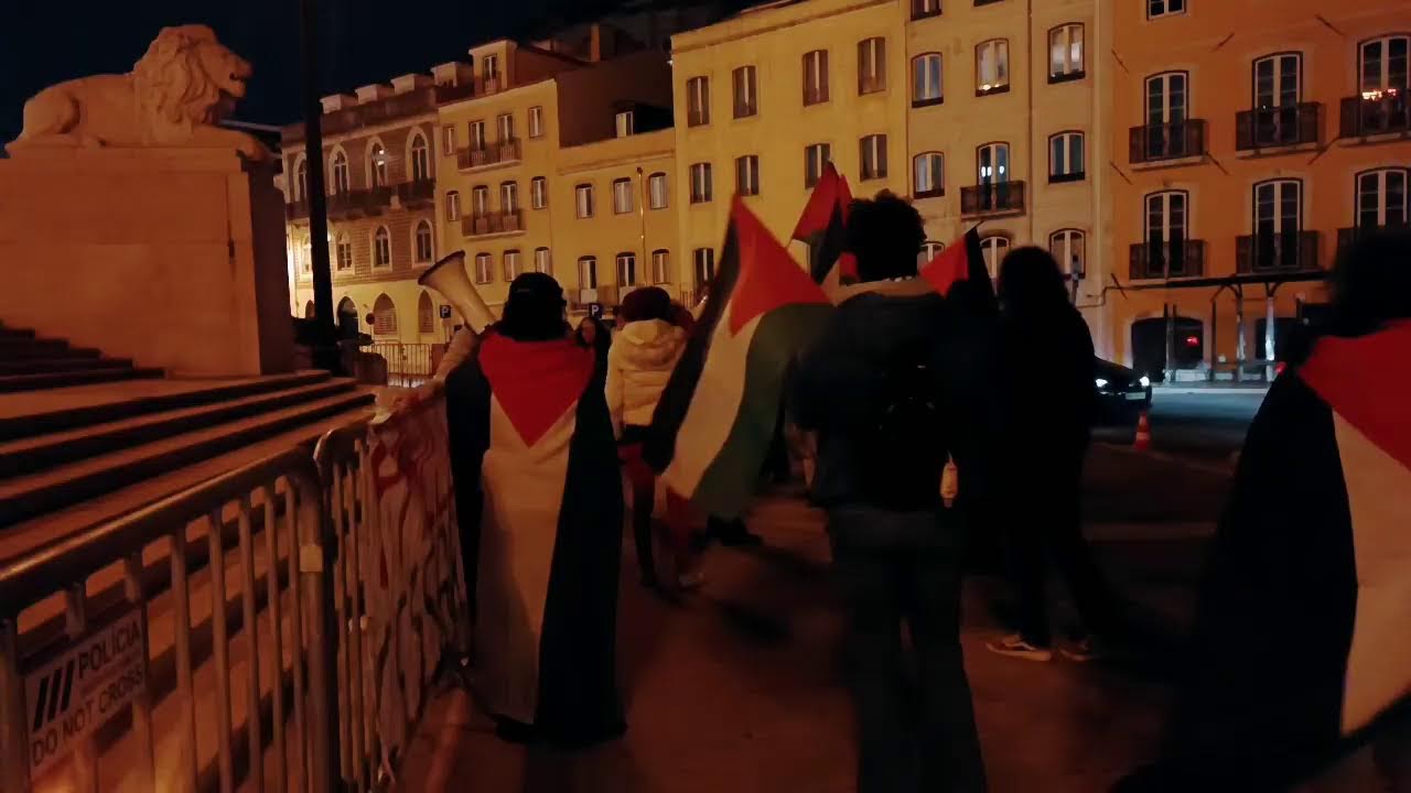 [Lisboa Live] Concentração pela Palestina Ass. Palestina #PTrevolutionTV #freepalestine #CMI