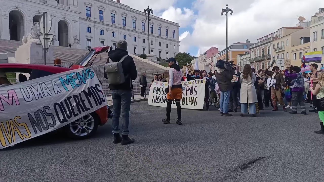 Manifestação Dia da Visibilidade Trans Lisboa #PTrevolutionTV #altpt #indymedia #cmi