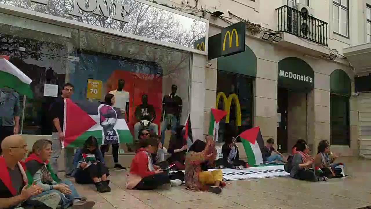 [Lisboa] Assentada Protesto pela Palestina #PTrevolutionTV #AltPT #indymediaPT #PalestinaLivre