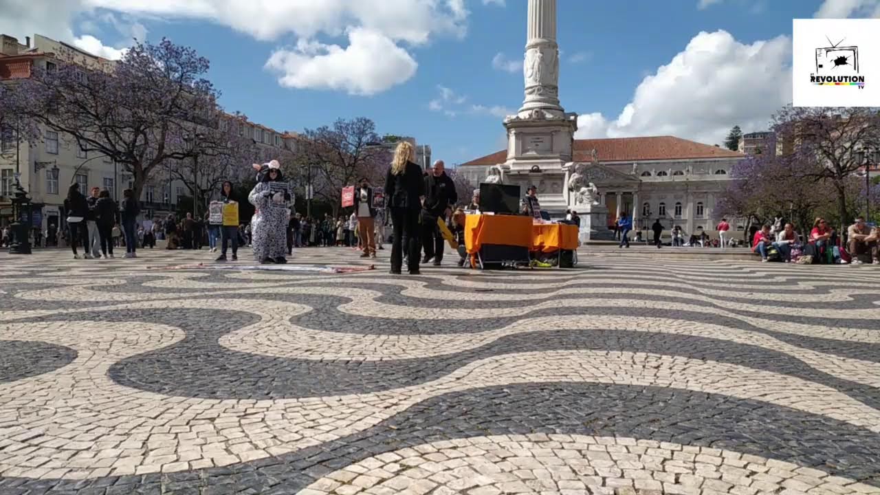 [Lisboa] Ação dia da Terra Rossio #PTrevolutionTV #AltPT #indymediaPT