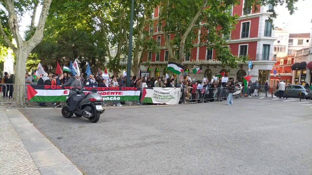 [Lisboa] Protesto pela Palestina em frente ao Cinema São Jorge #AltPT #PTrevolutionTV #indymediaPT