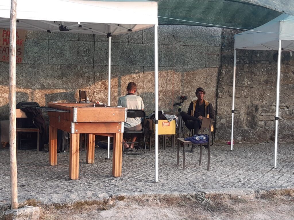 Estivemos mais uma vez no Acampamento em Defesa do Barroso.