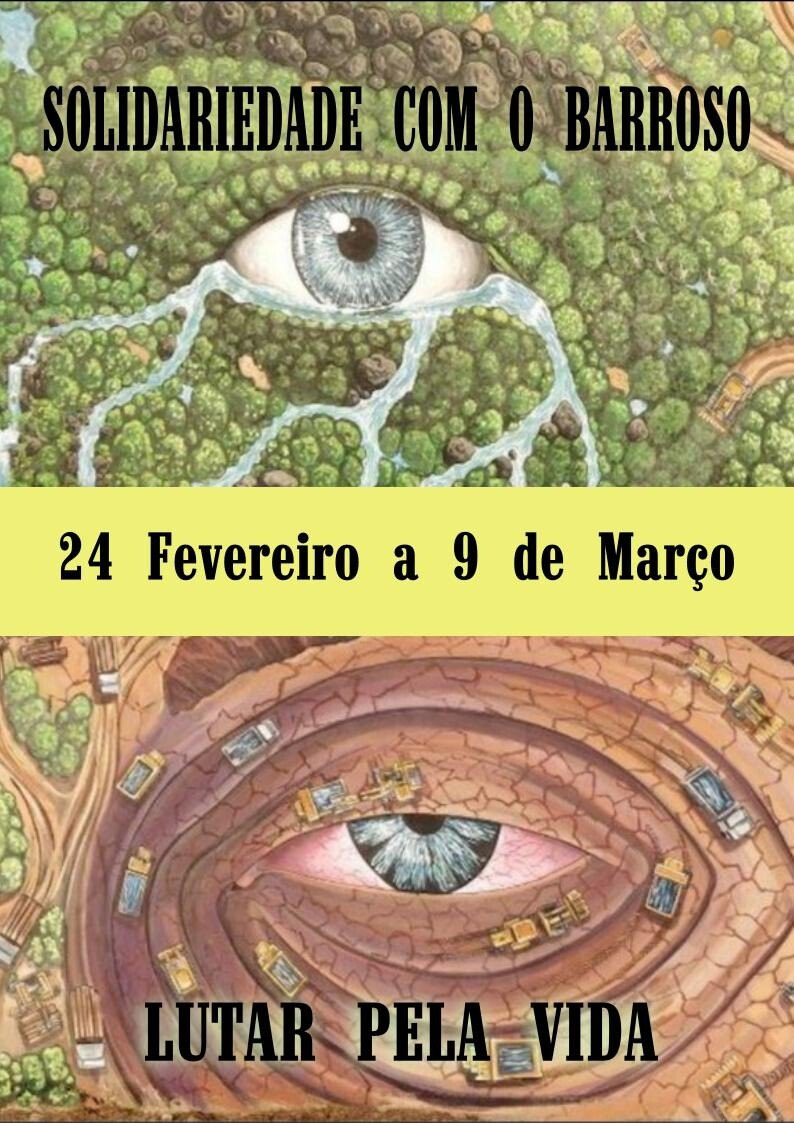 24 Fevereiro a 9 de Março – Solidariedade com o Barroso