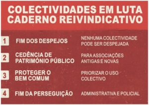 Caderno Reivindicativo das Coletividades em Luta