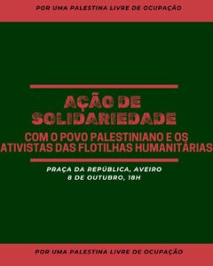 AÇÃO DE SOLIDARIEDADE COM O POVO PALESTINIANO