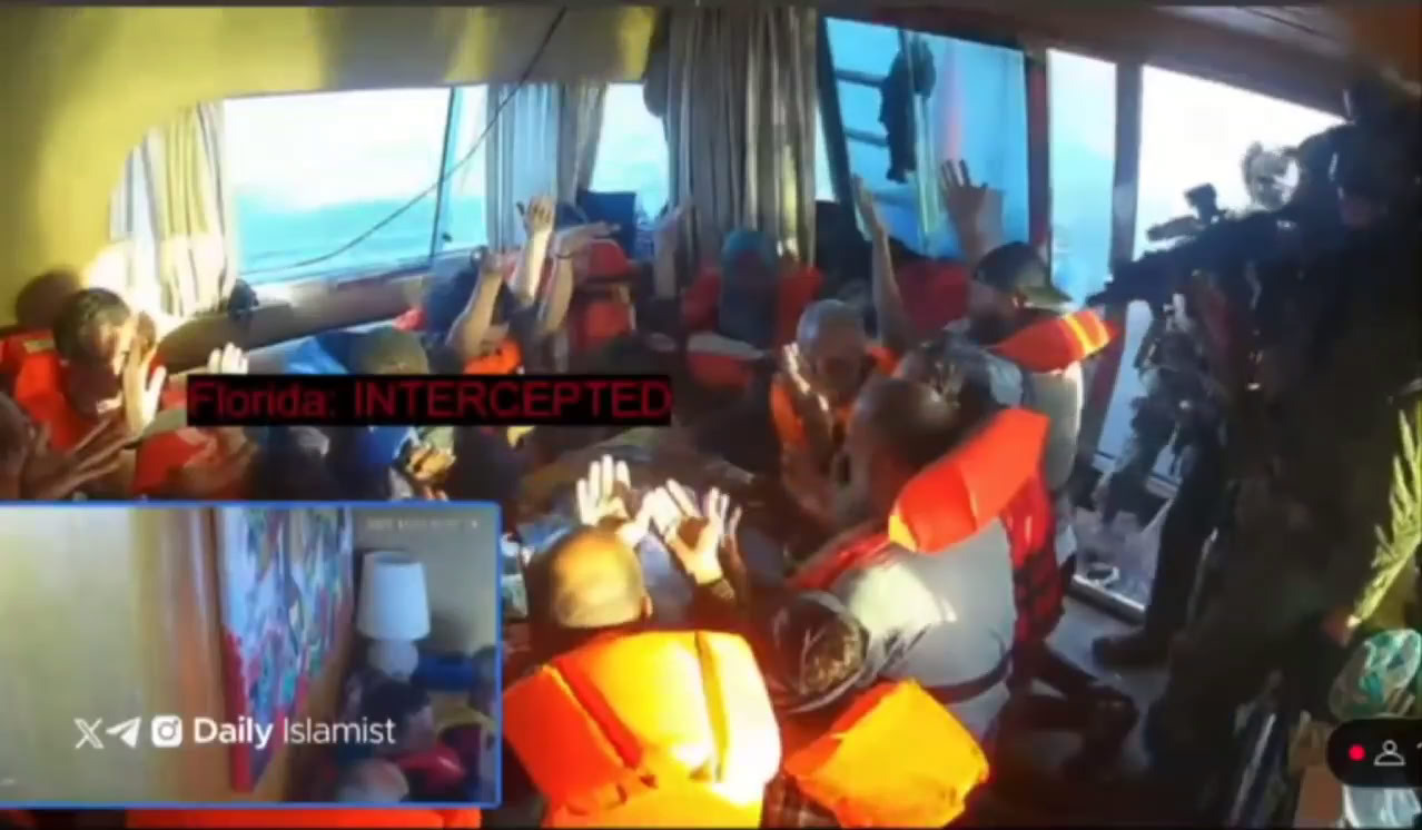 Sumud Flotilla: 500 pessoas raptadas de 40 barcos perto costa de Gaza, protestos  em todo o mundo