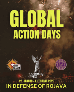 A POPULAÇÃO DE KOBANÊ ESTÁ A ENFRENTAR UM GENOCÍDIO – Dias de Ação em Defesa de Rojava