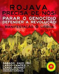 Manifestação Rojava Precisa de Nós! Parar o Genocídio, Defender a Revolução