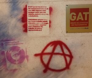 quarta-feira dia 23 pelas 21h fomos deixar esta mensagem a sede do GAT…